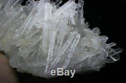 4.32lb AAA+++ Clear Natural White QUARTZ Crystal Cluster Tibetan Specimen