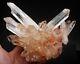 4.36lb Aaa+++ Clear Natural Pink Quartz Crystal Cluster Mineral Specimen