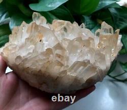 4.3lb Natural white crystal cluster single point mineral specimen Healing