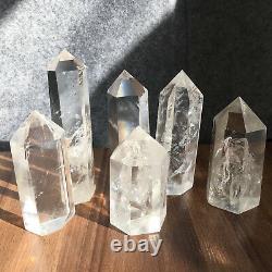 4.4LB a lot natural clear quartz obelisk crystal healing Mineral random