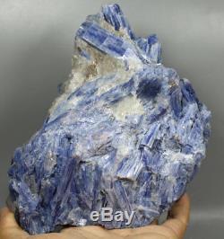 4.51lbBeautiful Natural Blue Quartz Crystal Cluster kyanite Gem Mineral Specimen