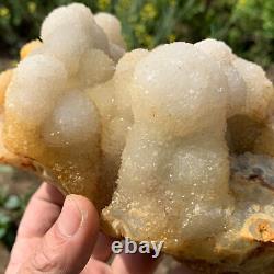 4.6 LB Superb Natural Agate Quartz Cluster Crystal Mineral Specimen