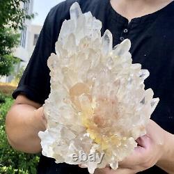 4.61LB Natural Clear White Quartz Crystal Cluster Rough Healing Specimen