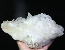 4.65lb Natural Clear Quartz Crystal Cluster Point Wand Healing Mineral Specimen