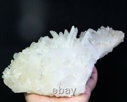 4.65lb Natural Clear Quartz Crystal Cluster Point Wand Healing Mineral Specimen