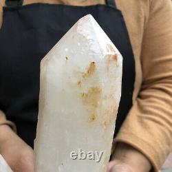 4.76LB Natural White Clear Quartz Crystal Cluster Rough Healing Specimen