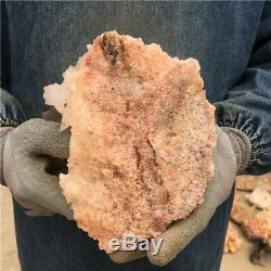 4.84LB Natural CLEAR Quartz Cluster Mineral Crystal Specimen Healing BB1495-YH