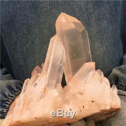 4.84LB Natural CLEAR Quartz Cluster Mineral Crystal Specimen Healing BB1495-YH