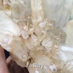 4.88LB Natural Clear quartz cluster Mineral crystal specimen healing FTD207-FA