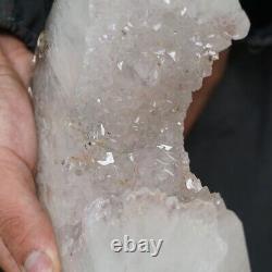4.8LB 7.4 Natural Agate Carnelian Quartz Crystal Cluster Points Geode Healing