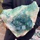 4.9lb Large Natural Green Cube Fluorite Quartz Crystal Cluster Mineral Specimen