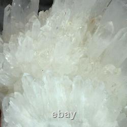 4020g Large Natural Clear White Quartz Candle Crystal Cluster Healing Specimen