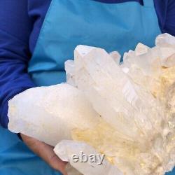 4050G Natural Clear Quartz Cluster Crystal Cluster Mineral Specimen Heals 2004
