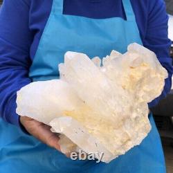 4050G Natural Clear Quartz Cluster Crystal Cluster Mineral Specimen Heals 2004