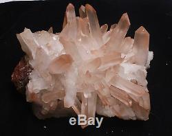 41.36lb Rare NATURAL Pink Quartz Crystal Cluster original Specimen
