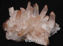 41.36lb Rare NATURAL Pink Quartz Crystal Cluster original Specimen
