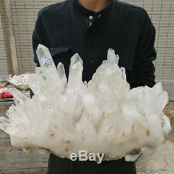 41.97LB Natural large white crystal clusters heal mineral specimens