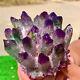 411g Newly Discovered Purple Phantom Quartz Crystal Cluster Minerals