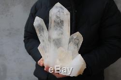 4280g(9.4lb) Natural Beautiful Clear Quartz Crystal Cluster Tibetan Specimen