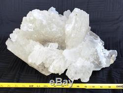 43 Lb Huge Natural Calcite Quartz Crystal Cluster Points