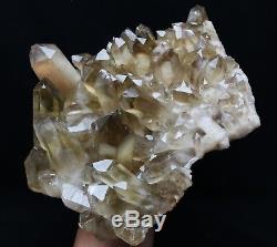 4320g Rare Natural Smoky Citrine Yellow QUARTZ Cluster Crystal Specimen