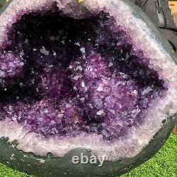 43LB Natural Amethyst geode quartz cluster crystal mineral specimen healing