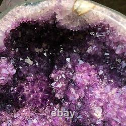 43LB Natural Amethyst geode quartz cluster crystal mineral specimen healing