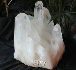 44.1LB 20kg Huge Raw Natural Clear White Quartz Crystal Cluster Points Original