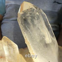 4436g Large Natural Clear White Quartz Crystal Cluster Rough Healing Specimen