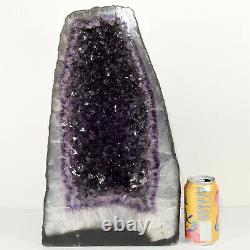 45.9lb Gorgeous Cathedral Amethyst Cluster Natural Druzy Mineral Geode Brazil
