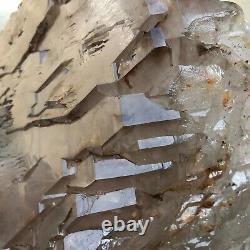 45LB Huge Natural smoky skeleton Quartz Crystal Cluster mineral Specimen healing