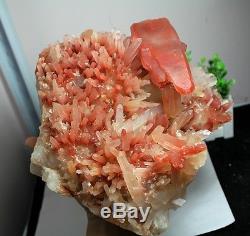 4615g A+ Rare Natural New find Red Quartz Crystal Cluster Specimen Reiki Wicca