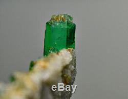 47 CT. Terminated Highest Quality Panjsher Emerald Clean Crystal, Bunch, Matrix