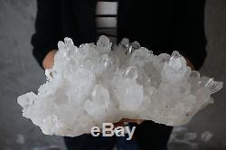 4800g Beautiful Natural Clear Quartz Crystal Cluster Tibetan Specimen #02