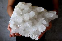 4960g Beautiful Natural Clear Crystal White Quartz Cluster Specimen Tibetan #803