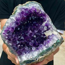 4LB Natural Amethyst quartz cluster crystal polishing specimen Healing