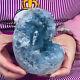 4lb Natural Blue Celestite Crystal Geode Quartz Cluster Mineral Specimen Reiki