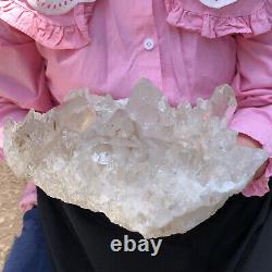 5.08lb Natural white Quartz Cluster Crystal Specimens Mineral Healing 2310g