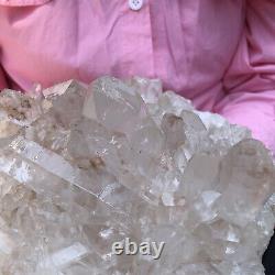5.08lb Natural white Quartz Cluster Crystal Specimens Mineral Healing 2310g
