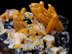 5.13lb Natural Yellow Crystal Cluster &Flower Shape Specularite Mineral Specimen