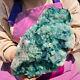 5.25lb Natural Green Fluorite Quartz Crystal Cluster Mineral Specimen