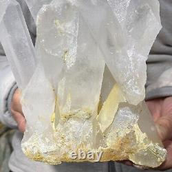 5.2lb Beautiful White Quartz Crystal Cluster Rough Mineral Specimen Healing