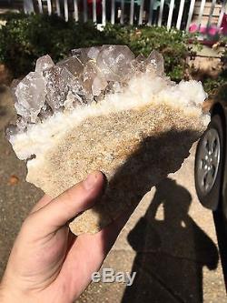 5.4lb Big Smokey Quartz Crystal Cluster Diamond Hill Mine SC
