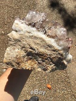 5.4lb Big Smokey Quartz Crystal Cluster Diamond Hill Mine SC