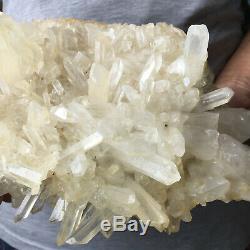 5.5lb Large Natural Clear White Quartz Crystal Cluster Rough Healing Specimen