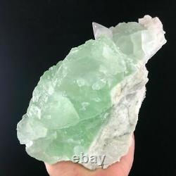 5.7 LB Natural Green Fluorite Quartz Crystal Cluster Mineral Specimen Healing