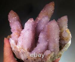 5.75 Natural Cactus Amethyst SPIRIT Quartz Crystal Cluster South Africa #0085