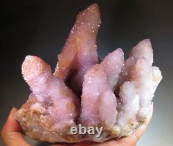 5.75 Natural Cactus Amethyst SPIRIT Quartz Crystal Cluster South Africa #0085