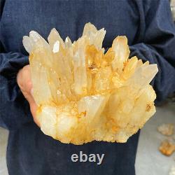 5.96LB TOP Natural White Crystal cluster quartz specimen Healing reiki AB1497