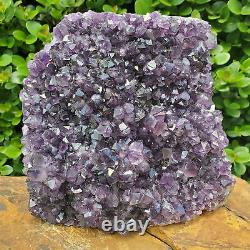 5.97 Amethyst Cluster Geode Specimen Crystal Quartz Mineral Druzy from Uruguay